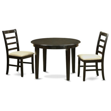 3-Piece Small Kitchen Table Set, Small Kitchen Table And 2 Dinette Chairs