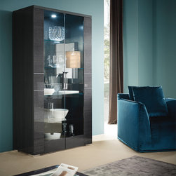 Versilia Italian 2-Door Curio by ALF | MIG Furniture - China Cabinets And Hutches