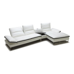 Brittany Leather Sectional - Sectional Sofas