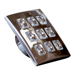 Swarovski N 3 Handle. Polished chrome - Cabinet And Drawer Knobs