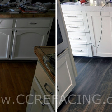 Los Gatos reface with White Shaker doors