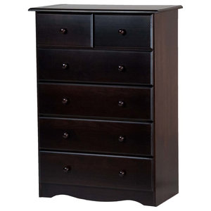 Farmhouse Dresser 6 Drawer Chest Bureau Chest Of Drawers Transitional Dressers By Rustic Red Door Company Houzz