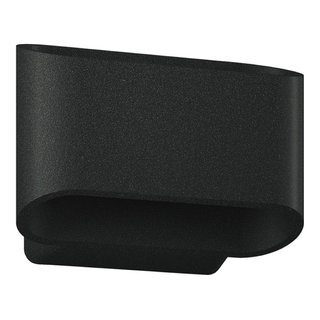 Outdoor Eclipse Up and Down Wall, Black - Modern - Outdoor Wall Lights ...