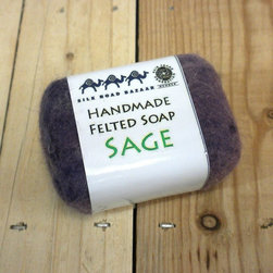 Silk Road Bazaar (S) - Handmade Felted Soap Sage - Silk Road Bazaar (S) - Products