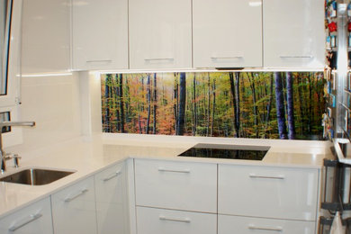 Photo of a contemporary kitchen in Bilbao.