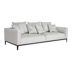 California Sofa- Grey Brick Fabric - Sofas