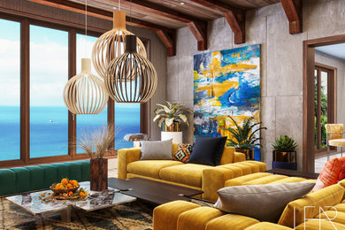 Interesting very sophisticated design project made on the island of Mauritius