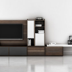 Modern Wall Unit Lyrics 18 by Huppe - $7,137.00 - Entertainment Centers And Tv Stands