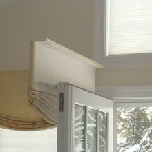 French door window treatment