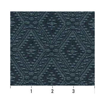 Blue Connected Diamonds Woven Matelasse Upholstery Grade Fabric By The Yard