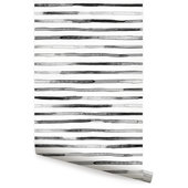 Black  White Stripe  Bold  Elegant Wallpaper  Milton  King