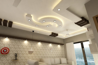 3 Bedroom Apartment Interior Design by Ghar360