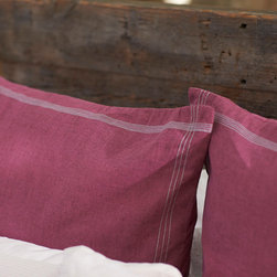Simple Stitch Chambray Sham - Products