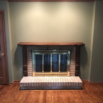 Refacing Fireplaces Before/After