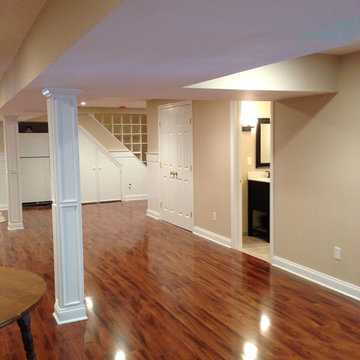 Transitional Basement in Ridgefield, CT