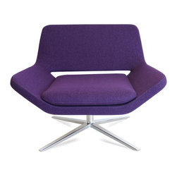 Axel Lounge Purple - Armchairs And Accent Chairs