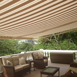 Striped Awnings by Breslow - Awnings