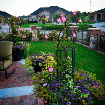 Corner lot Courtyard