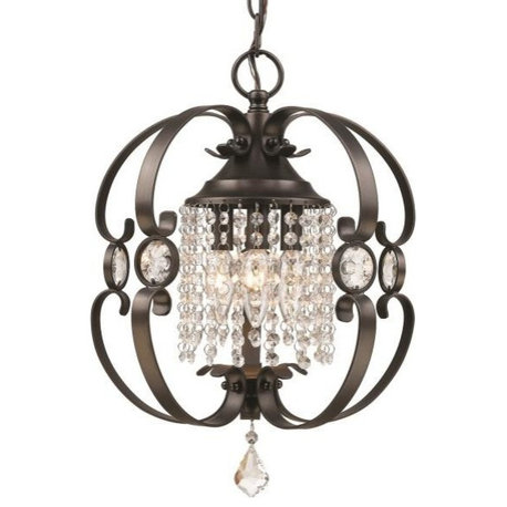 Golden Lighting 1323-M3 EBB Ella - Mini Chandelier