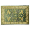New Traditional Turkish Oushak 12' X 18' Hand Knotted Blue Green Wool Rug H3488
