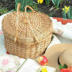 Heart Picnic Basket - Outdoor Decor