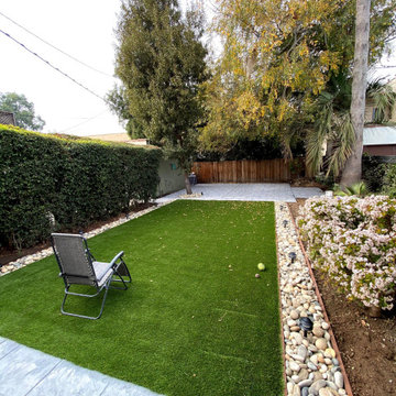 Modern Multi-Use Yard, Landscaping in Melrose, CA