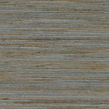 Shandong Slate Ramie Grasscloth Wallpaper Bolt
