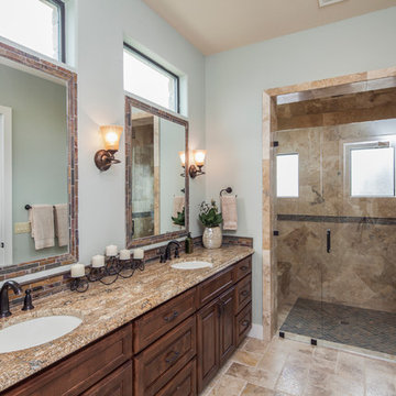 Master bathroom- 2014 Parade Home in Willie Nelson's Tierra Vista