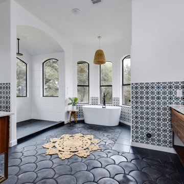 Spanish Modern On The Mountain by Melisa Clement Designs