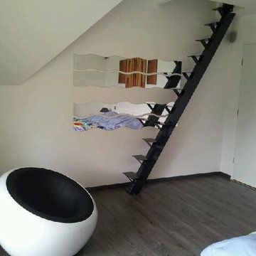 Escalier limon central