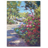 David Lloyd Glover 'Arboretum Garden Path' Canvas Art, 14"x19"