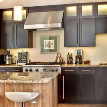 glass front kitchen cabinets