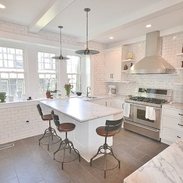 Famous White Kitchen