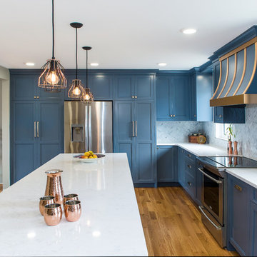 Robins Egg & Copper Kitchen