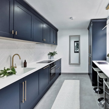 Beautiful blue kitchen