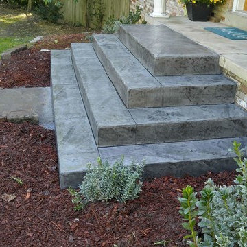 Concrete steps in Manassas