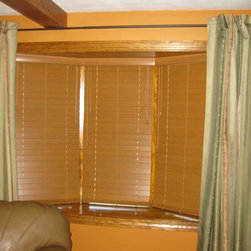 Bay Window Treatments - Venetian Blinds
