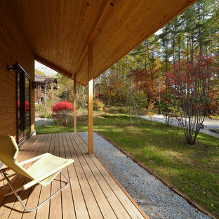 東京23区の和風のおしゃれなデッキの写真