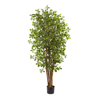 Taos 6' x 2' Artificial Tabletop Olive Tree, Green 