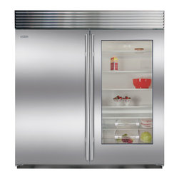 Sub-Zero 36" Built-in All Refrigerator With Glass Door | BI-36RG/S/PH - Refrigerators