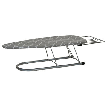 Steel Top Table Top Ironing Board With Iron Rest