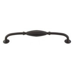 Top Knobs Tuscany Collection Large D Pull Handle 9" Rust M466 - Cabinet And Drawer Handle Pulls