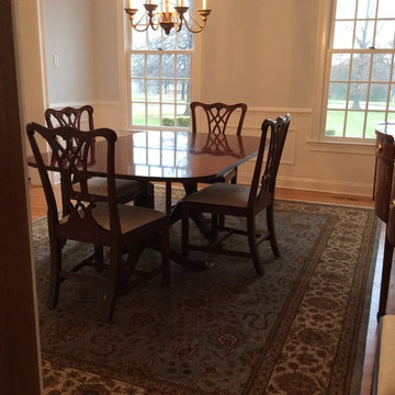 Oriental rugs for living room/dining room decorating project in Newtown, PA