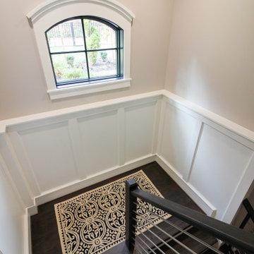 Project #72 | Modern Staircase with Horizontal Steel Rod Railing