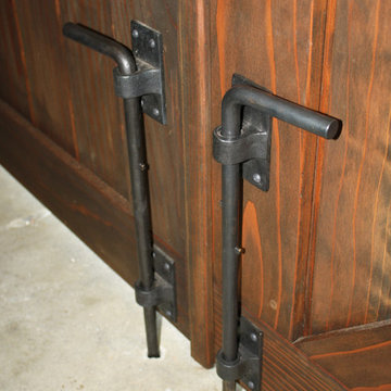 Heavy Duty Dark Bronze Cane Bolt - Double Gate Hardware