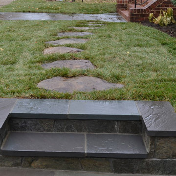 Driveway and Entrance Path