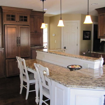 Cherry and Painted Cabinets - Greendale, WI