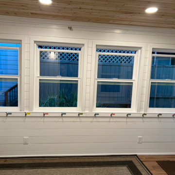 Deck enclosure for in home pre-school