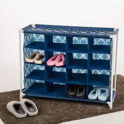 Glitzhome - Foldable Oxford Shoe Organizer - Shoe Storage