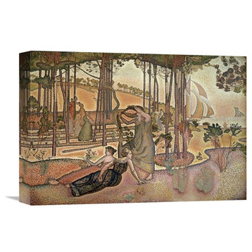 "Evening Breeze" Stretched Canvas Giclee by Henri-Edmond Cross, 16"x11"